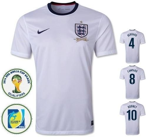Inglaterra 2014 - Camisa Oficial - Uniforme 2