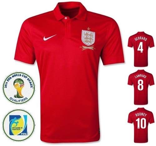 Inglaterra 2014 - Camisa Oficial - Uniforme 1